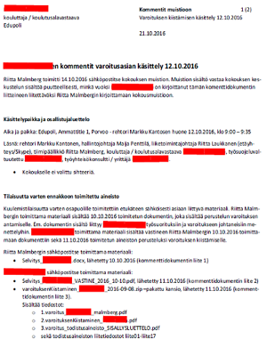 Totuuden mukainen muistio